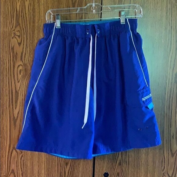 🔥5/20🔥 Speedo Swim Trunks Sz S 11/12 - Picture 1 of 8